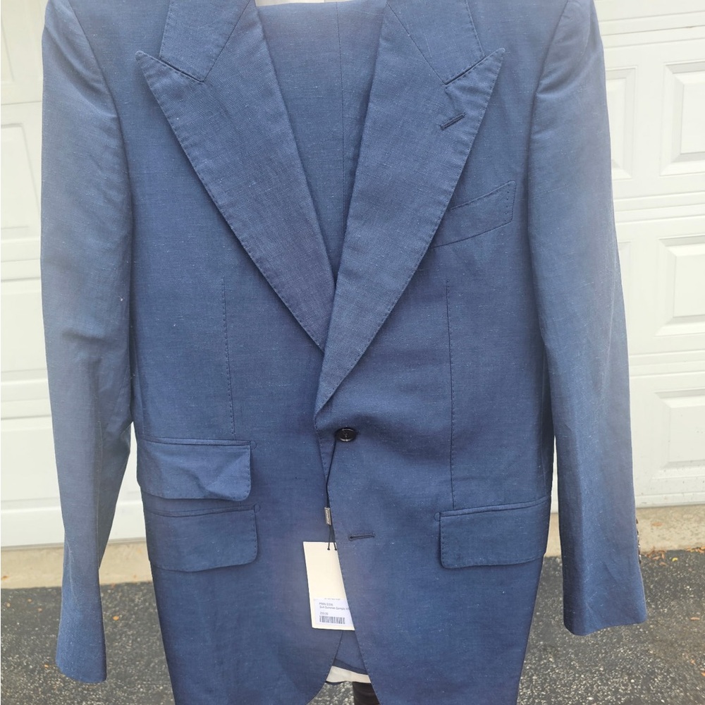 Men's Silk Linen Blend Suit